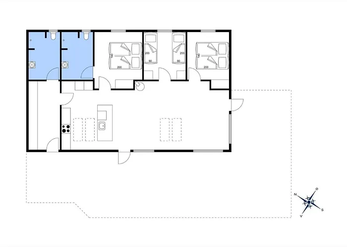 Bv345-blavand-gl-maelkevej-41 بيت للعطل Blåvand